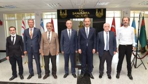 Vali Erin, TDK Başkanı ve Beraberindeki Heyeti Ağırladı