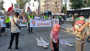 Urfa Sıcağında Gazze Yürüyüşü