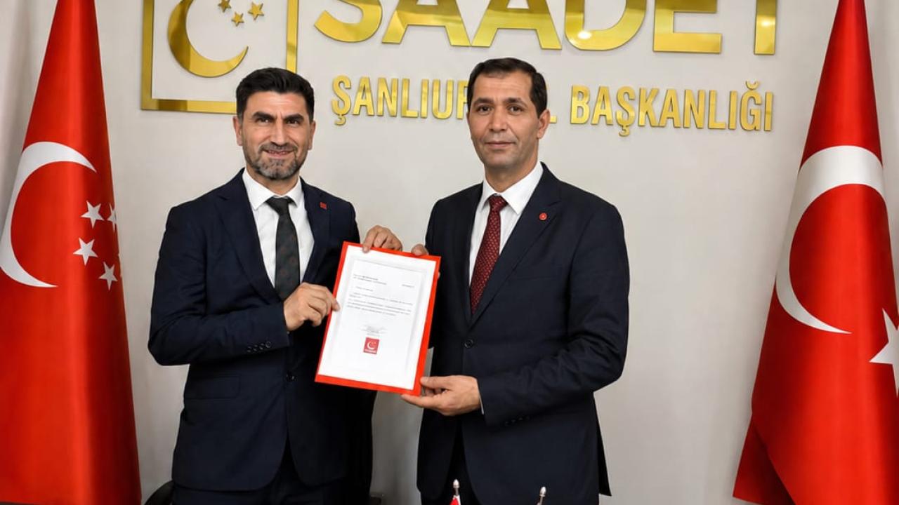 Ali Çiftel, Saadet Partisi Siverek İlçe Başkanlığı'na Atandı