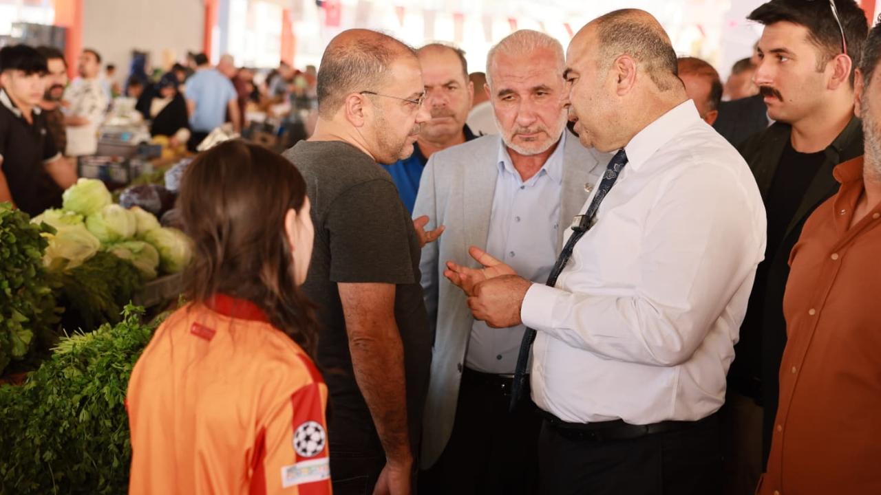 Karaköprü Akbayır Semt Pazarı Resmen Açıldı