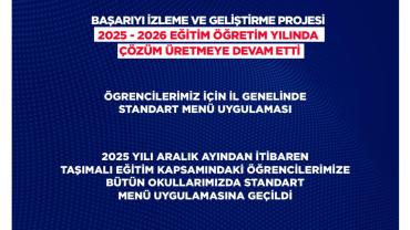 Şanlıurfa'da Eğitimin  Her Alanında Kalıcı Adımlar