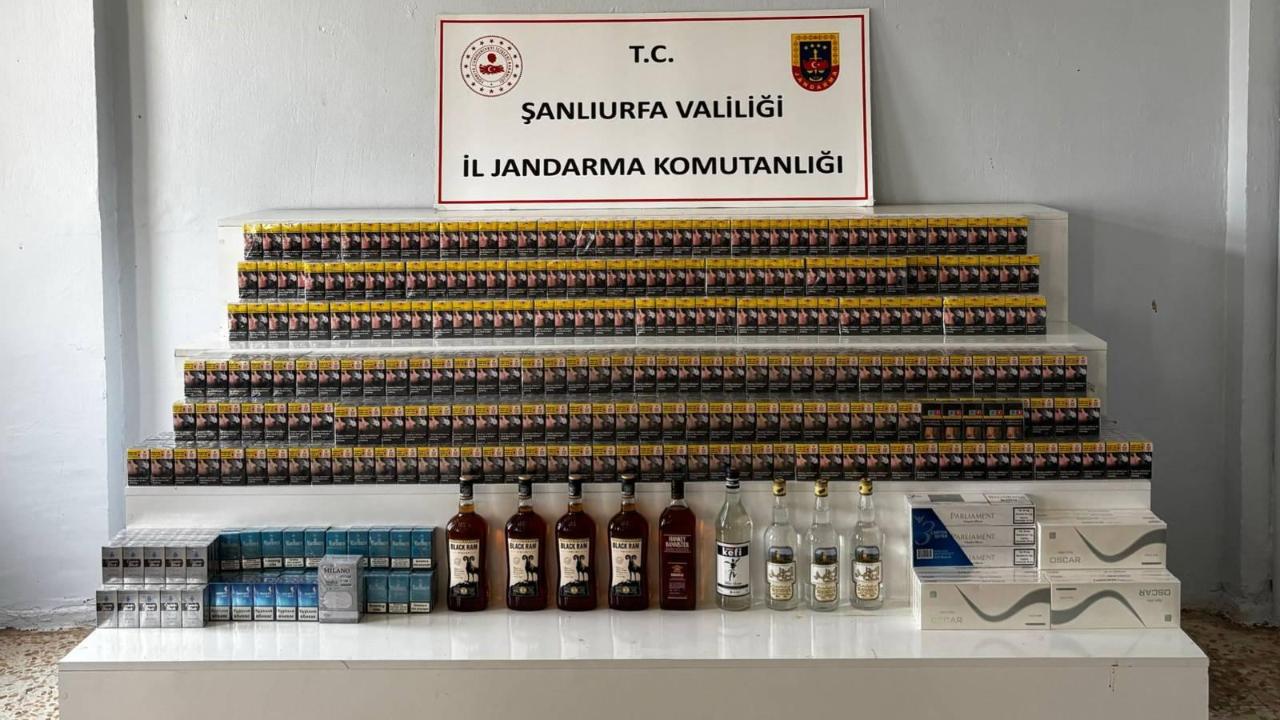 Şanlıurfa’da Kaçak Tütün ve Alkol Operasyonu: 14 Şüpheli Hakkında İşlem Başlatıldı