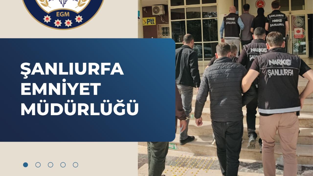 Şanlıurfa'da Narkotik Operasyonu: 3 Şüpheli Yakalandı
