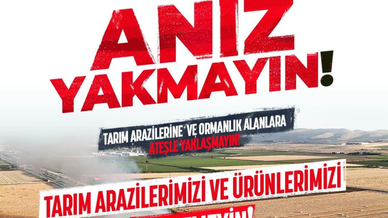Vali Şıldak’tan Anız Yangınlarına Karşı Seferberlik