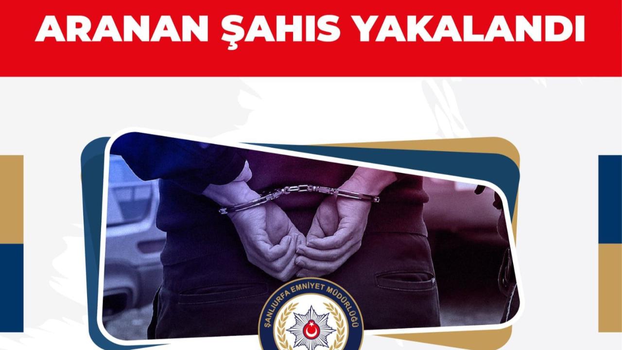 66 Yıl Hapis Cezasıyla Aranan Hükümlü Viranşehir'de Yakalandı