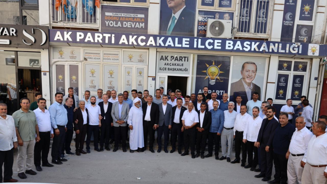 AK Parti İl Başkanı Günbegi Akçakale'de Gönül Ziyaretleri Gerçekleştirdi