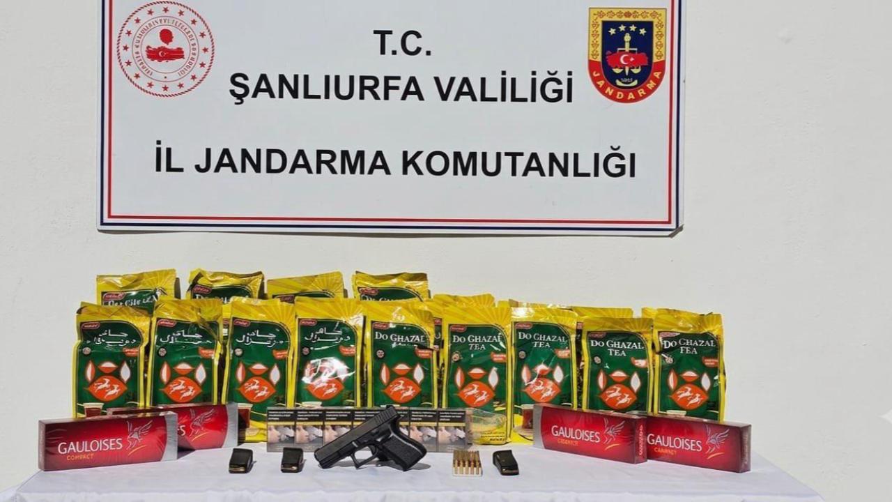 Şanlıurfa'da Ruhsatsız Silah ve Kaçak Ürün Operasyonu